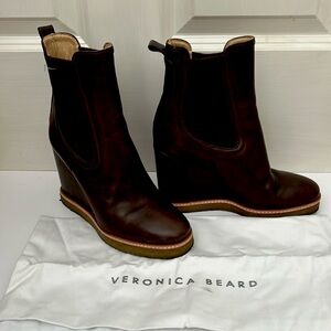 Veronica Beard Brown Ankle Boots